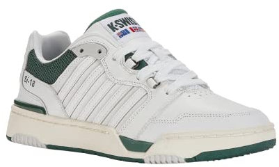 K-Swiss Herren Si-18 Rival Sneaker, BRLNT WHT/Posy Green, 41 EU