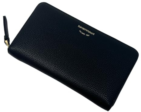 Emporio Armani Brieftaschen, Schwarz , Taglia Unica, geldbörsen