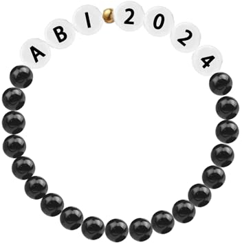 UTEFIF Abitur Armband,ABI Armband Souvenir Geschenke Zum,Bestandene Prüfung Geschenk,Abschluss Geschenk für Freunde - schwarz