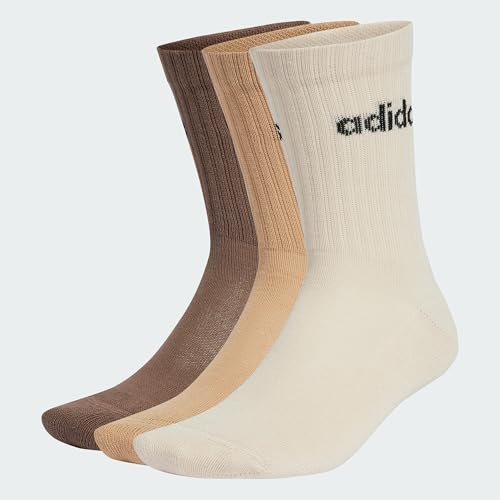 adidas Unisex Linear Crew Cushioned Socken, 3 Paar