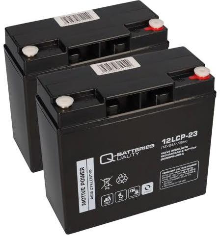 Ersatzakku Kompatibel Scheuersaugmaschine Numatic TTB1840 24V 23Ah - Langlebig - Wartungsfrei - Zuverlässig - Ersatzakku - Akku - Batterie