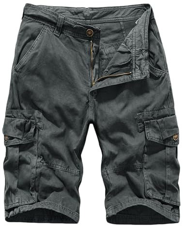 Short Cargo Homme Short Travail Taille Elastique Pochette Plage Shorts Et Bermudas Sport Jogging Confortable Pantacourt Cargo Homme Grande Taille Pas Cher Bermuda Cargo de Travail avec Poche