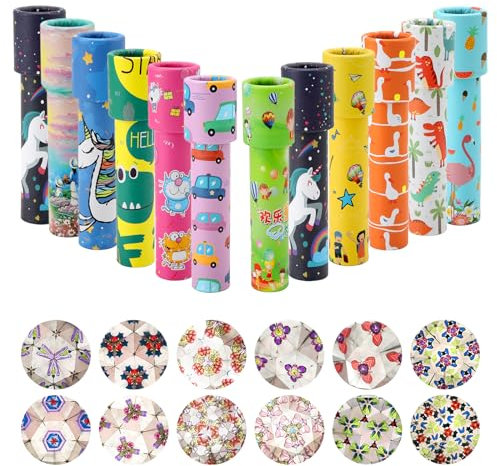 DAKLUNAR 12 Stück Kaleidoskop Kinder, Zigaretten, Sexualprodukte