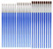 Art Paint Brush Set, 30 PCS Small Artists Paint Brushes Fine Paint Brush Bulk for Detail Painting (Flat and Round Pointed)