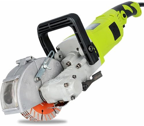 Electric Wall Chaser 4000W - Wall Groove Cutting Machine for Granite Marble Concrete Stone - 7500 Rpm, Adjustable Cutting Depth - Power Tool for Home Improvement and Construction