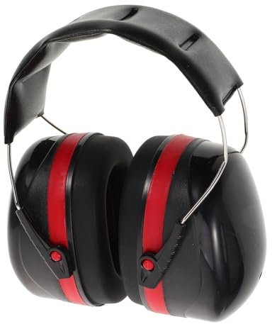 OFFSCH Over Ear Kopfhörer für Schlagzeuger mit Geräuschdämpfung und Gehörschutz aus Abs und Schaumstoff für Baustelle und Fabrikproduktion