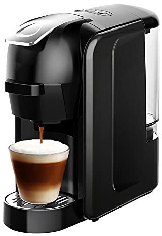 CVNIMV Cafetera Cafetera Universal Cafetera de Cápsulas Uso Doméstico Cafetera Italiana Pequeña Automática 600Ml