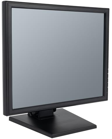 CLEADONG 17-Inch Touchscreen Monitor, Touchscreen Monitor LED, Screen for Computer, Built-in Speakers for PC, POS Machine, Windows 10/11