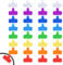Wanmu 32Pcs Cable Labels, Write Wire Tags for Labeling, Large Size Multicolored Cord Markers to Organizing Wires and Identification, 2.36 x 1.5