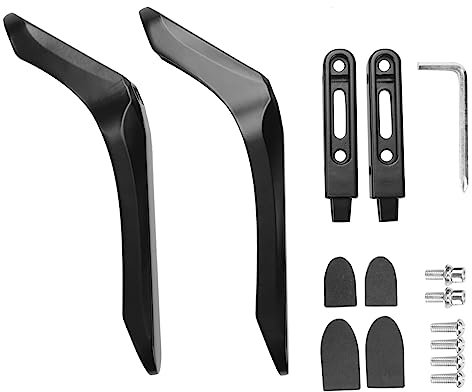 Giuneuow Steel TV Base for LCD Pedestal Screen Stand Home Universal Monitor Riser for 32 to 65 Inches