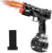 Electric Water Gun with LED Lights and Type-C Charging,Transparent Automatic Squirt Guns High Powered IP67 Waterproof,Up to 26FT Longer Range Water Pistol,for Kids and Adults(Black)