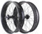 MIRODO Snowbike-Radsatz 20/24/26×4,0 Aluminiumlegierung Fat Tire Bike Vorder-Hinterrad 36H*14G Speichen Scheibenbremse 135mm/195mm Lagernaben Für 6/7/8/9/10-Gang-Strandfahrrad,Fatbike(Pair,26)
