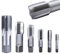 QISF 6-teiliges BSP-Rohrgewindebohrer-Set – 1/8 Zoll, 1/4 Zoll, 3/8 Zoll, 1/2 Zoll, 3/4 Zoll, 1 Zoll BSP-Gewindebohrer-Set, Kohlenstoffstahl, Handgewinde, Sanitärgewindebohrer-Set zum Reinigen