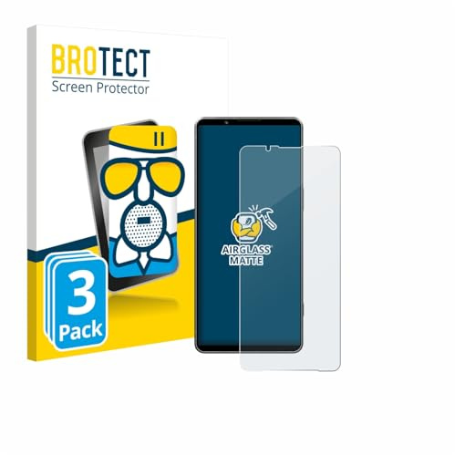 BROTECT Schutzglas für Sony Xperia 1 VII | 3 Stück Entspiegelnder Displayschutz Made in Germany Schutzfolie Matt Kratzfest 9H Anti-Fingerprint Einfache Montage