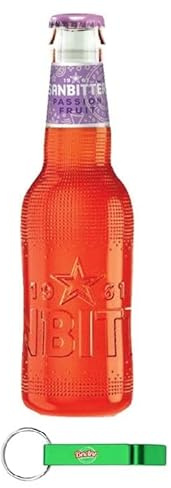 Sanbittèr Passion Fruit | Alkoholfreier Aperitif aus Italien Aus Passionsfrucht / (24 x 200ml) + Beni Culinari Kostenloser Schlüsselanhänger
