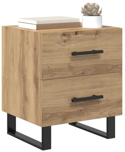 vidaXL Nachttisch Artisan-Eiche 40 x 35 x 47,5 cm Holzwerkstoff
