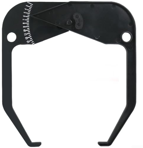 Máquina de equilibrio para neumático de ancho de rueda de neumático accesorio de calibrador con amplia gama y marcas dobles fáciles de leer