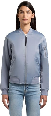 khujo Damen Übergangsjacke kurze Blousonjacke Bomberjacke in seidigem Finish Beth XS-XXL