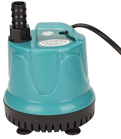 SENECESLI Tauchwasserpumpe, 25-W-Tauchpumpe mit 2 Düsen für Aquarium-Aquarium-Wasserspiel, Leise Bodensaugpumpe