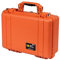 PELI 1500 Wasserdichter Koffer für Kameraausrüstung, IP67-Zertifiziert, 19L Volumen, Mit Schaumstoffeinlage (Anpassbar), Orange