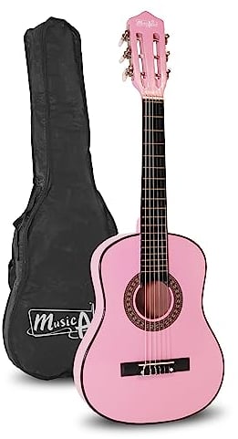 Music Alley MA-51 Classical Acoustic Guitar Kids Guitar and Junior Guitar Pink