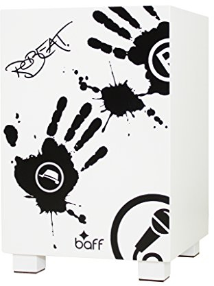 small foot 4352 Beatbox Robeat Cajon-Trommelhocker, weiß