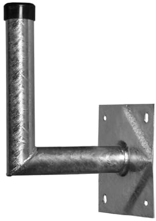 A.S. SAT Wandhalter feuerverzinkter Stahl 25cm Wandabstand 48mm Ø Halterrohr