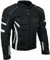 HEYBERRY Kurze Textil Motorrad Jacke Motorradjacke Schwarz Weiß Gr. M