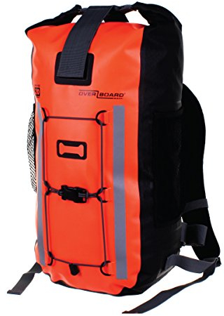 Overboard OB1157HVO Wasserdichter Rucksack Pro-vis 20 Liter Orange, 42 x 36 x 5 cm