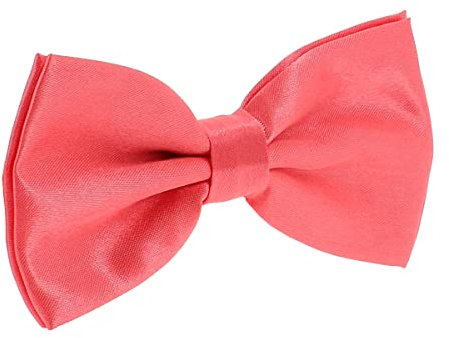 cravateSlim Noeud Papillon Corail - Noeud Papillon Homme Couleur Uni - Accessoire Chemise et Costume - Mariage, Cérémonie