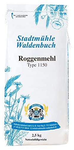 Stadtmühle Waldenbuch Roggenmehl Type 1150, 2,5 kg