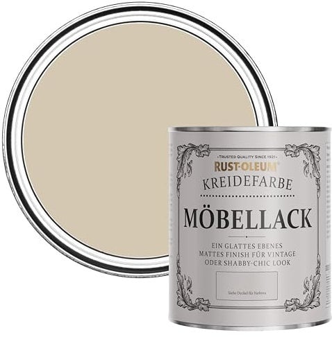 Rust-Oleum 750ml Rustoleum Chalky Finish Furniture Paint Flat Matt Butterscotch, 0070023G1