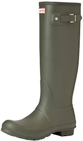 Hunter Damen High Wellington Boots Gummistiefel, Grün (Dark Green/dov), 39 EU