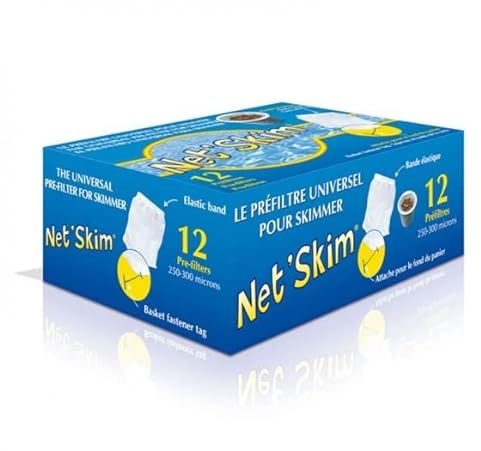 jardiboutique - 36 Net Skim, pré-Filtre jetable pour Skimmer - 3 Boite de 12 Pieces.