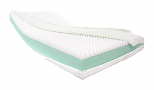 Dibapur® Visco Orthopädische Visco + Kaltschaummatratze (Hohes Raumgewicht) Auswahl x ca.16 cm Kern mit gestrickten Aloe Vera Doppeltuchbezug ca. 16,2 cm - Made in Germany (60x180 H3)