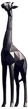 Tubayia Harz Giraffe Figuren Statue Tischdeko Ornament Dekoration für Haus Büro Wohnzimmer Studie