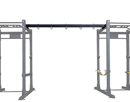 Body-Solid Power Rack-Verbindungsstange, Schwarz, Stahl, Traditional, 2 Racks, 245 x 20 x 20 cm