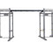 Body-Solid Power Rack-Verbindungsstange, Schwarz, Stahl, Traditional, 2 Racks, 245 x 20 x 20 cm