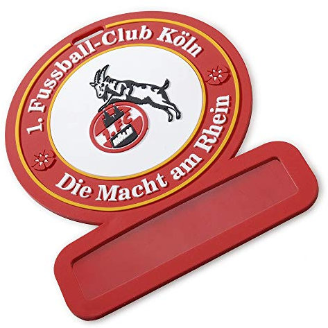 1. FC Köln Namensschild - Logo - Türschild, Schild - Plus Lesezeichen I Love Köln