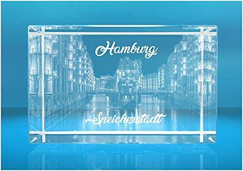 VIP-LASER 2D Glasquader I Hamburg I Speicherstadt
