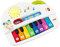 Fisher-Price Babys erstes Keyboard - tragbares Spielzeugklavier mit 4 Spielmöglichkeiten, Liedern, Lichtern und Geräuschen, spielerisches Lernen, Version: Polnisch, GFK02
