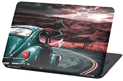 Laptop Folie Cover: Fahrzeuge Klebefolie Notebook Aufkleber Schutzhülle selbstklebend Vinyl Skin Sticker (13-14 Zoll, LP36 Qualitytime)