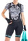 Alé Cycling Pr.r Strada Pantaloncini con Bretelle, Nero/Turchese, L Donna