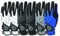 Zero Friction Herren Kompressions-Passform Linke Hand Universal-Passform Golfhandschuh 6 Packung, Einheitsgröße, Mehrfarbig