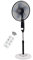 Bimar AMA12 Ventilatore a Piantana con 5 Pale, Elica Ø 40 cm, Ventilatore con Telecomando e Timer, Oscillazione Dx/Sx, Ventilatore Silenzioso, Altezza Regolabile