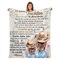UOOYAA Kuscheldecke Personalisierte Geschenke,Decke An Meine Tochter Deutsch,Mutter zu Tochter Briefdecke,Positive Ermutigung und Liebe Tochter Flanelldecke…