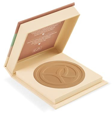 Yves Rocher COULEURS NATURE Kompaktpuder Doré 200 Samtige Textur für ein optimales Verschmelzen mit der Haut, 1 x Dose 10 g