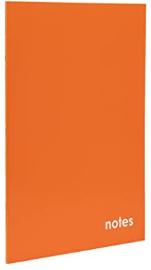 Collins Essential Notizbuch, liniert, A4, 80 Seiten, Orange