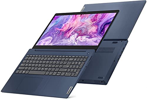 Lenovo IdeaPad 3 Laptop, 15.6 FHD (1920 x 1080) Display, Intel Core i3-1115G4 Dual-Core Processor, 4GB DDR4 RAM, 128GB, Win10, Abyss Blue