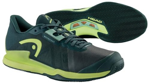 HEAD Sprint Pro 3.5 Clay Men Tennisschuh, waldgrün/hellgrün